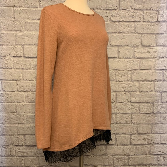 LOGO by Lori Goldstein Thermal Long Sleeve Top - Picture 2 of 8